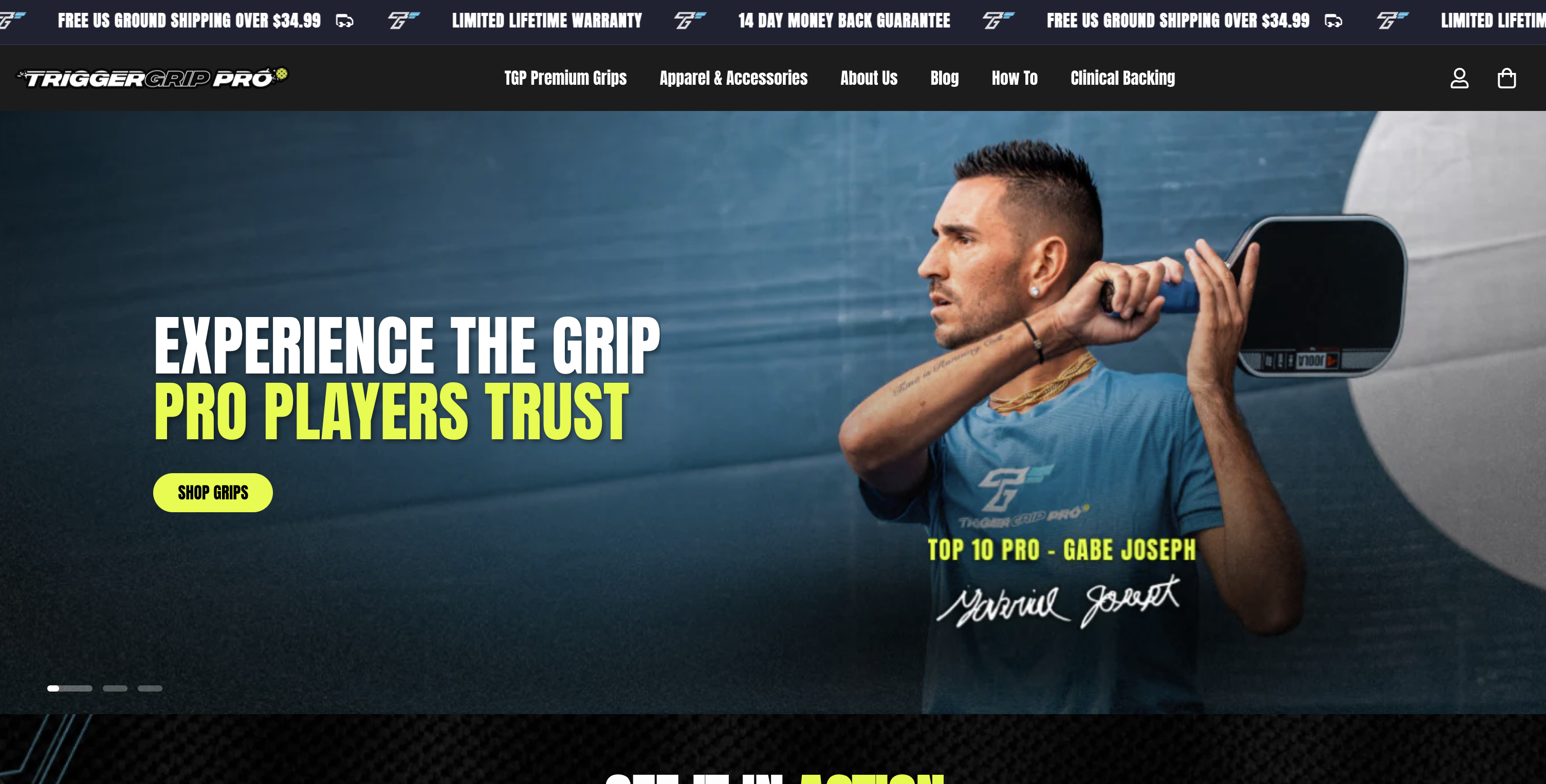 TriggerGrip Pro Website